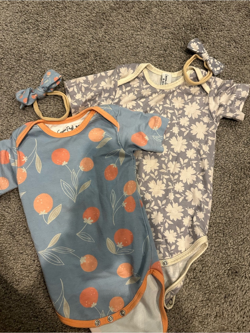 Bundle of 2 - Copper Pearl Baby Bodysuits